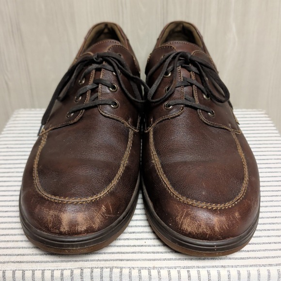 Mephisto Douk Hydro Protect Oxfords US Mens 11.5 Brown‎ Leather Moc Toe Air-Jet main image 13